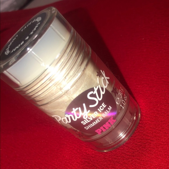 Party Stick Silver Ice Shimmer Balm PINK